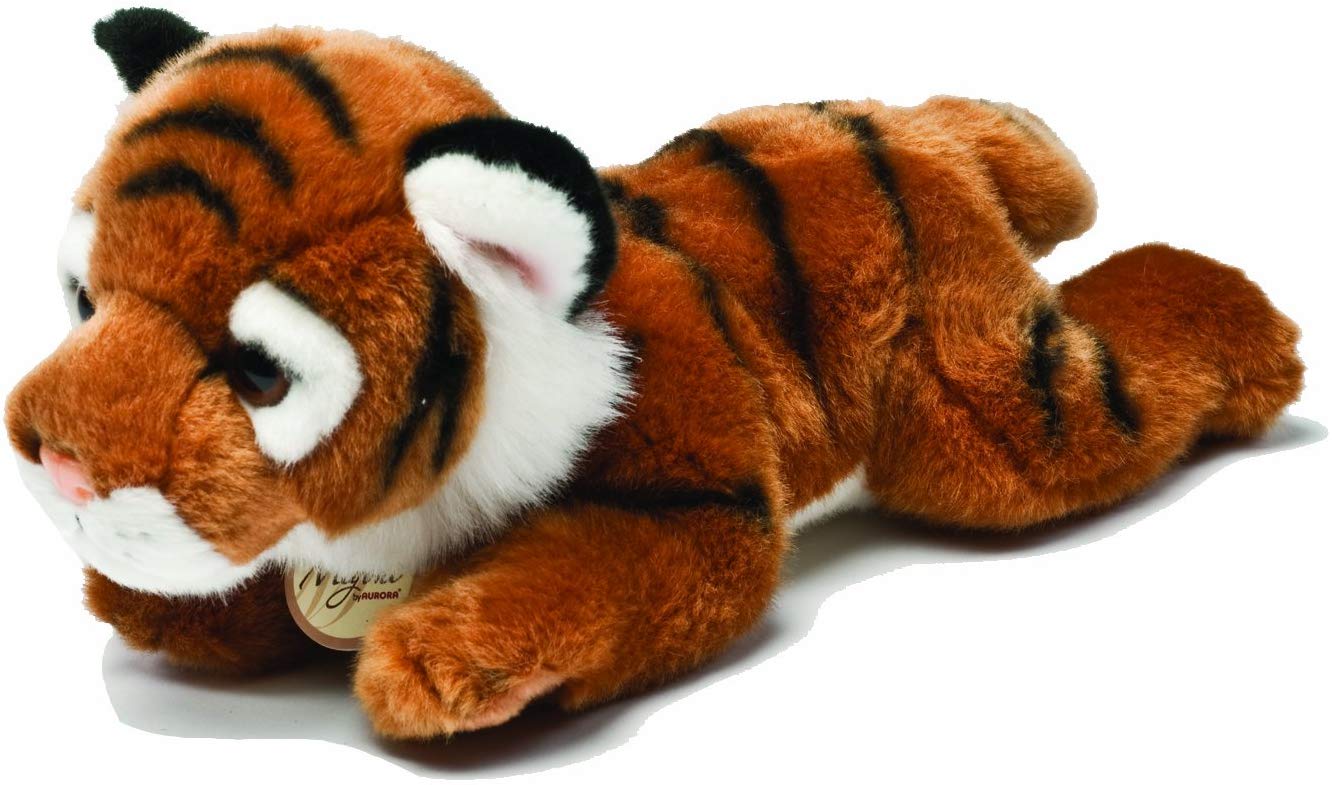 Bengalischer Tiger aus Plüsch, liegend, 21 cm