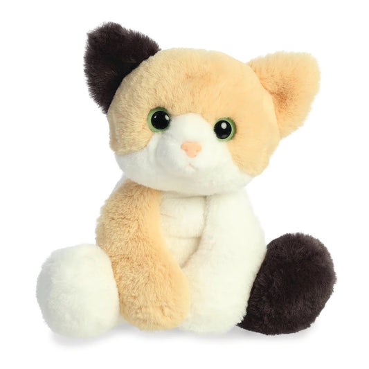 Getigerte Katze aus Plüsch, liegend, 30 cm